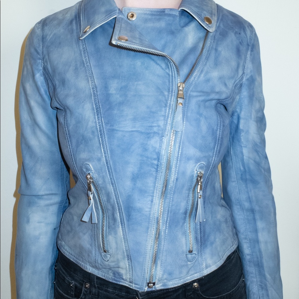 TCN Fitted Leather Jacket